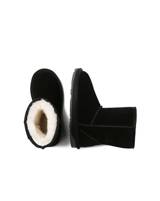 EverAu Australia Black Kookaburra Short Classic Boots for men