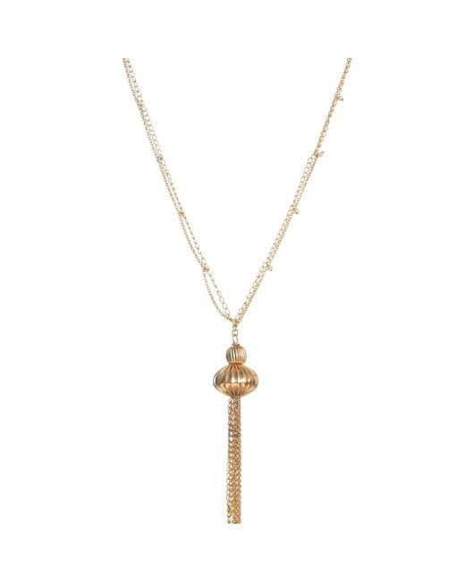 Meraki by Rashmi Bajaj Metallic Cassia Plated Pendant Necklace