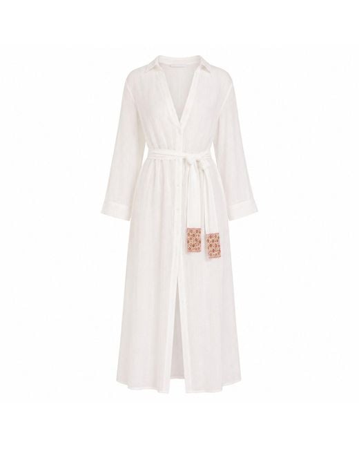 Muche Et Muchette White Nila Dress