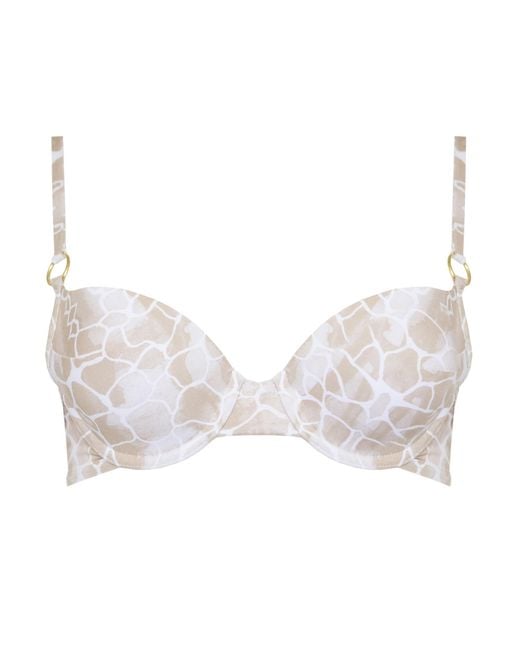 Sophia Alexia Natural Neutrals Sand Pebbles Fiji Bralette Bikini Top