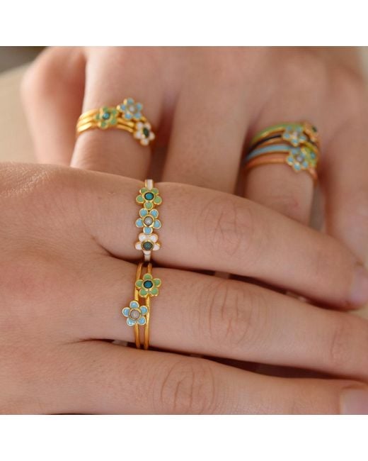 GEM BAZAAR Yellow Fleury Ring