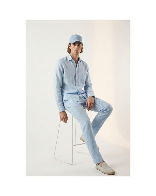 Je Voudrais Headwear Blue Celeste for men