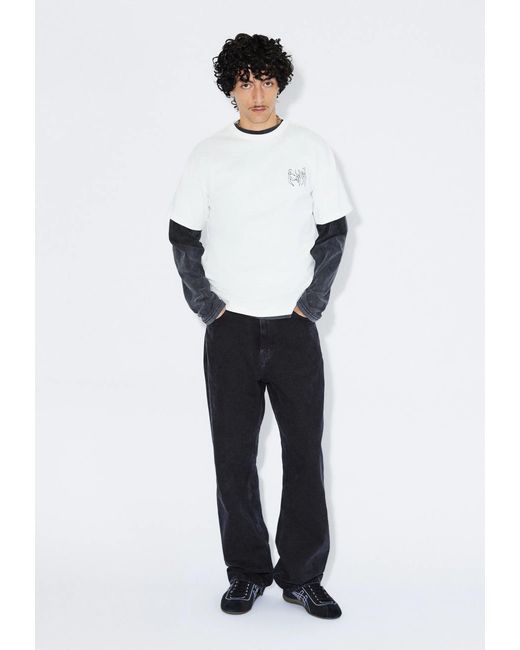 Dr. Denim White Trooper Tee for men