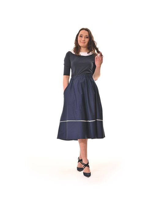 Frock Tales Blue Boating Top