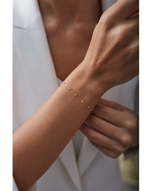 Spero London Metallic Sterling Beaded Bracelet Layering Set