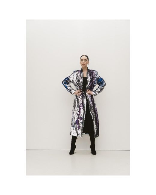 Roqaia Fashion House Blue Midnight Jacket
