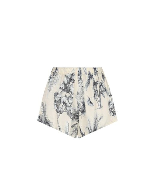 Aguaclara White Grasse Bleue Short