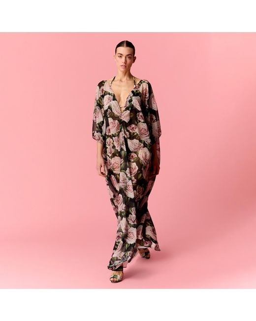 Nur Karaata Brown Anantara Bloom Cover Up