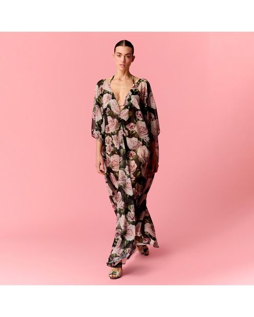 Nur Karaata Brown Anantara Bloom Cover Up