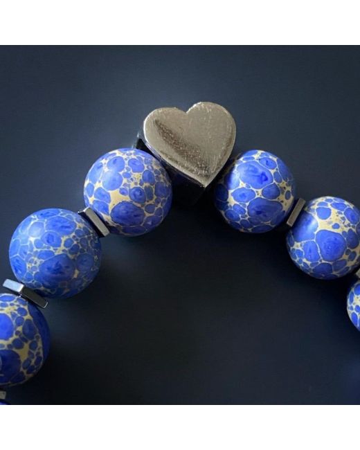 Ebru Jewelry Blue Wish Your Dreams Bracelet Set