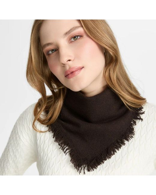 Mohair&Angora Black Wool Foulard