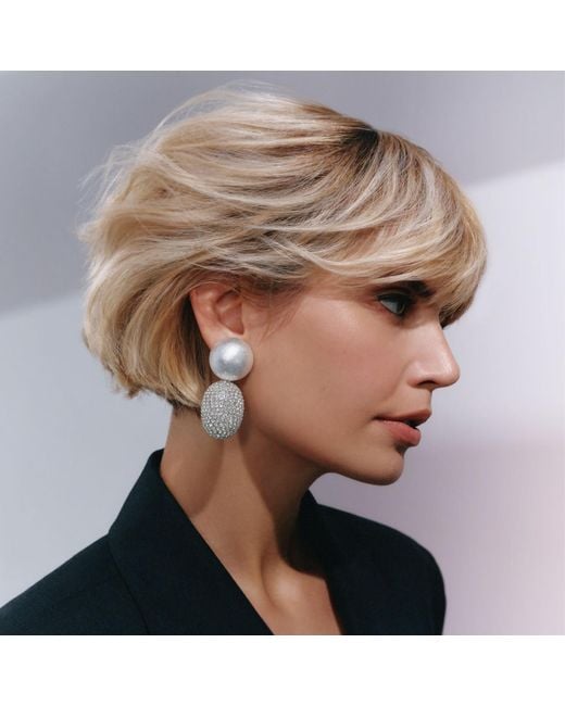 Saule Label Metallic Selena Clip-On Earrings