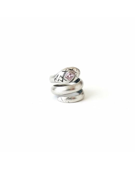 By Virgo White Nyra Ring