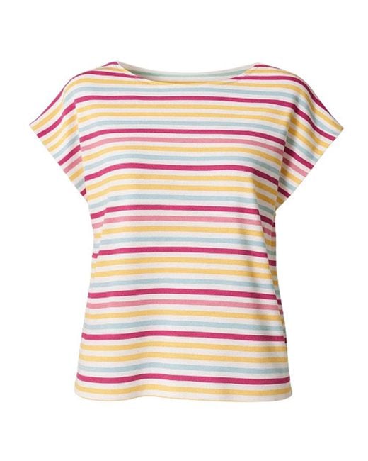 Conquista Pink Striped T-Shirt – Cotton Jersey