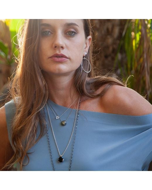 Heather Hawkins Jewelry Metallic Herkimer Diamond Necklace