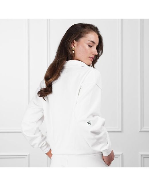VLD White Runyon X Ats Quarter-Zip