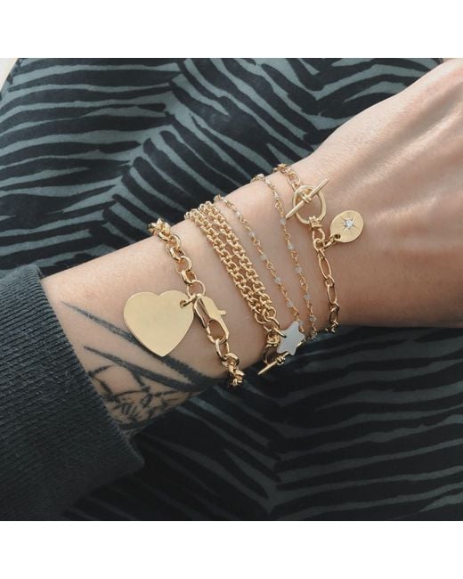 IN CAUDA VENENUM Metallic Gaïa Bracelet
