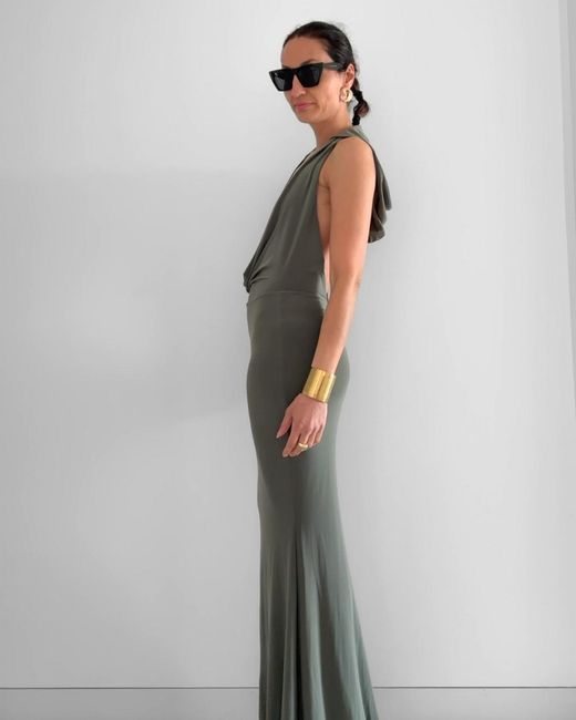 Alia Studio Green Muse Maxi Dress