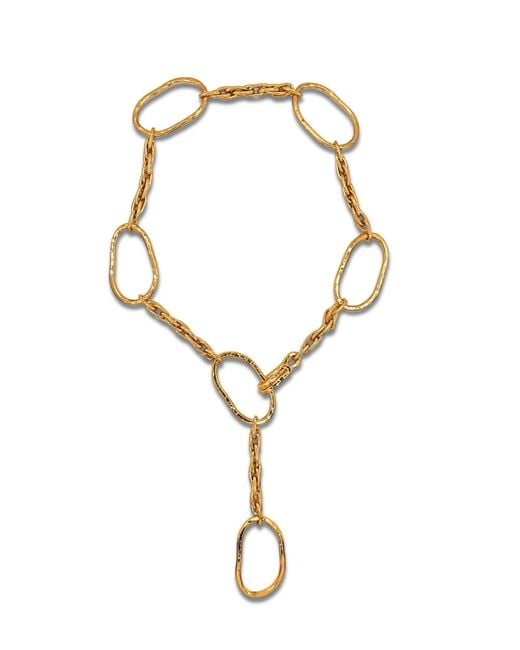 Jaredjamin Metallic Shackle & Rope Link Necklace