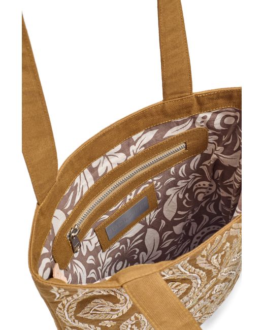 Jodi Lee Natural Neutrals All That Jazz Shopping Bag Taupe