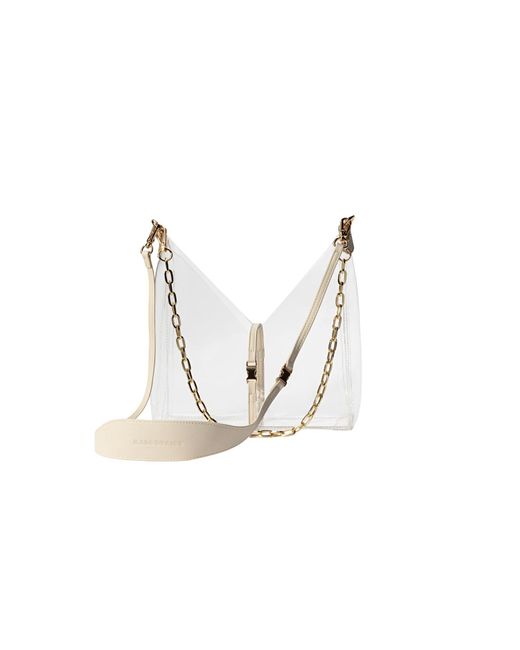 PAIGE White Clear Crossbody Bag