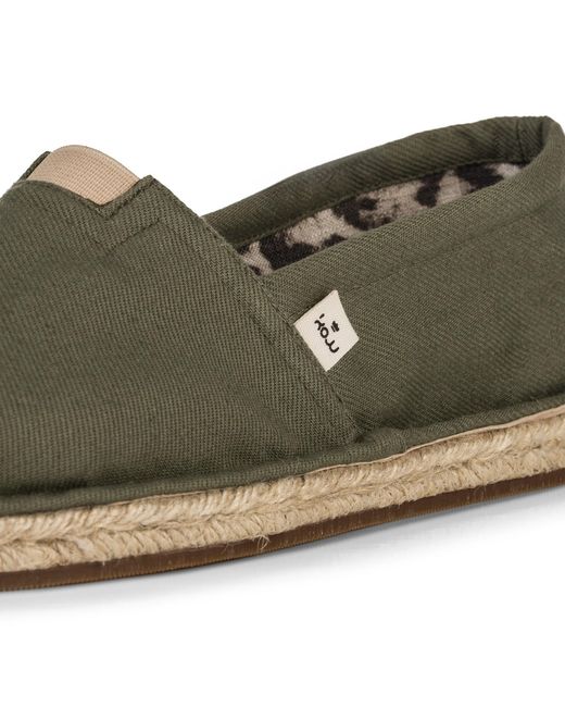 Kingdom of Wow Green Extra Fit Espadrilles