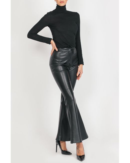 Maison Bogomil Black Bell Bottom Pants