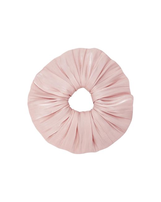 Pecanpepperpelican Pink Peony Scrunchy
