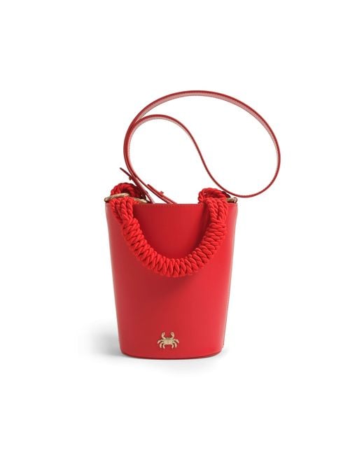 MYYAZ Red Ephesu Bucket Bag