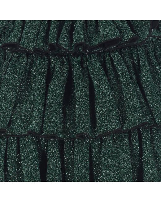 Nur Karaata Green Bellano Sparkle Skirt