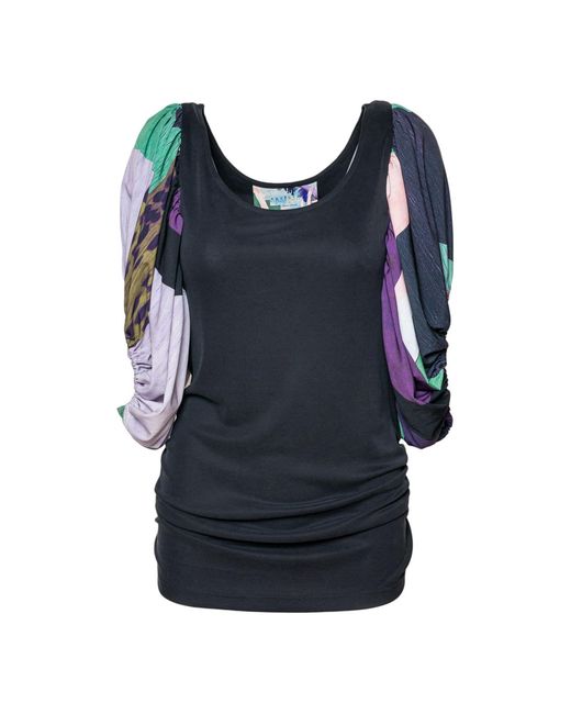 ARTISTA Blue Ivy Shape Long Top