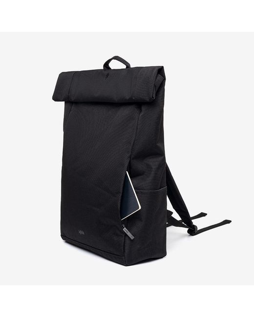 Lefrik Black Roll Backpack