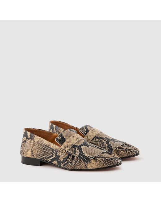 Mariano Shoes Brown Neutrals Constância Loafer Snake Effect