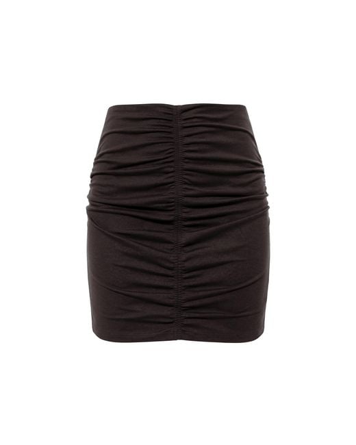 AGGI by HALEWSKI Black Ruth Dark Chocolate Mini Skirt