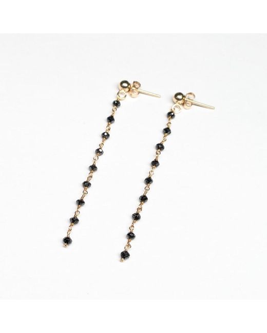 Rahul's Jewels White Genuine Diamond Long Drop Earrings