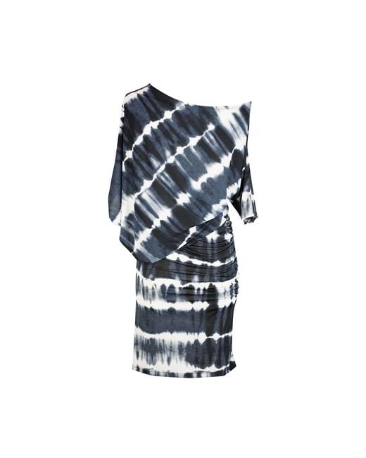 Jennafer Grace Blue Indio Tiedye Angle Dress