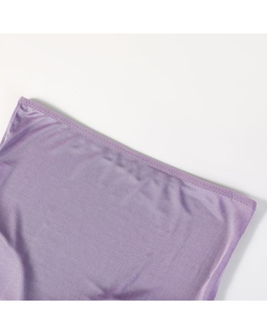 Soft Strokes Silk Purple Set Of Two Knitted Silk Mid Rise French Cut Pantie Shimmer Collection