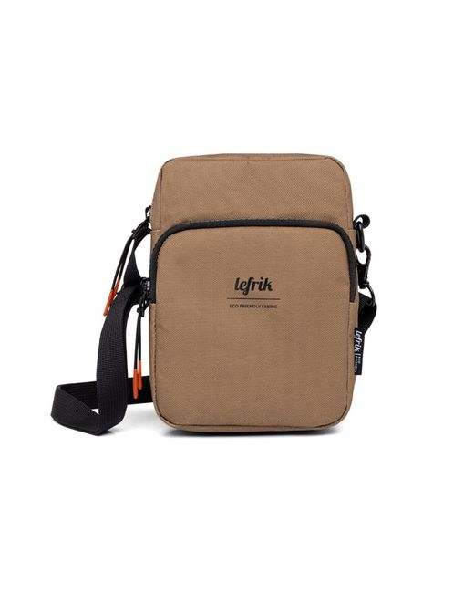 Lefrik Brown Tokyo Crossbody Bag Camel