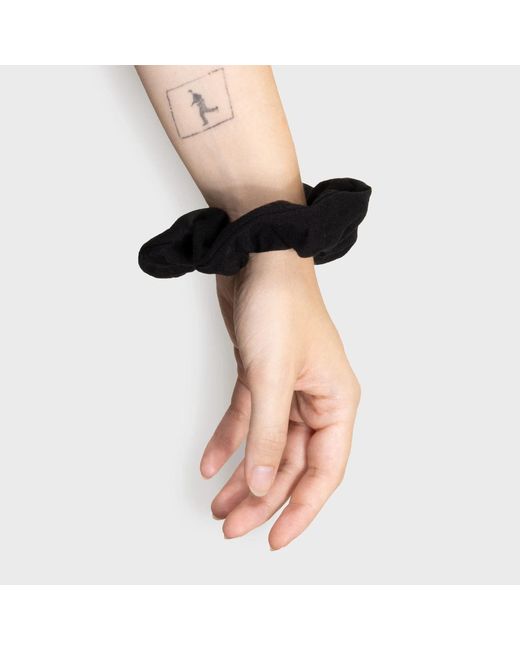 The New Orchard Black Upcycled Vegan Scrunchie