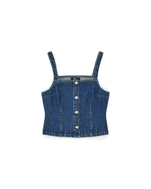 Dr. Denim Blue Niamh Top