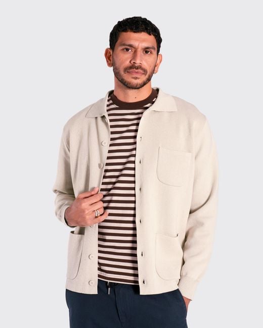 Far Afield Natural Neutrals Station Cardigan for men