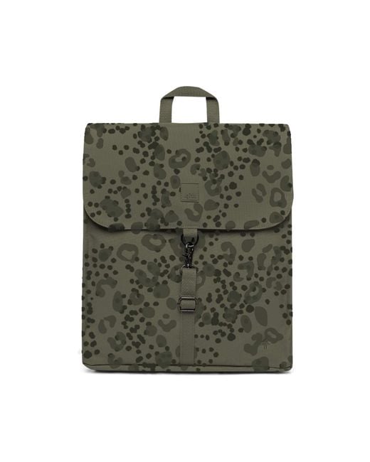 Lefrik Green Handy Mini Backpack Printed Cheeta
