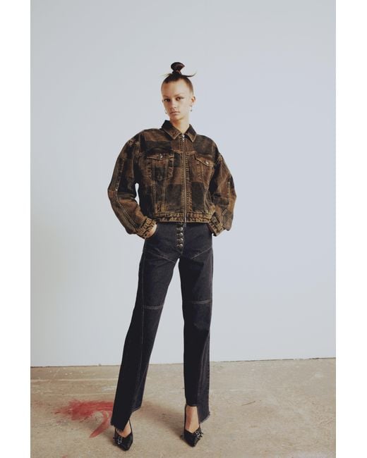 Pcfg Green Your Itch Colorblocked Denim Jacket