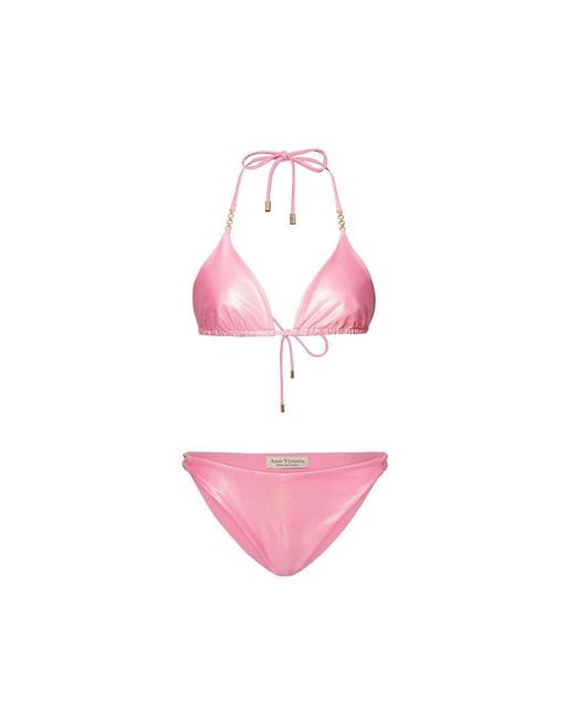 Anse Victorin Pink Sophia Bikini Bottom
