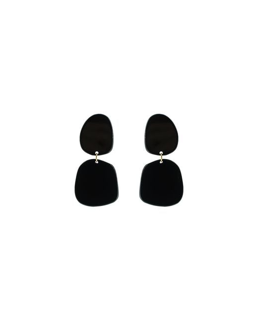 Gissa Bicalho Black Earring Organic B