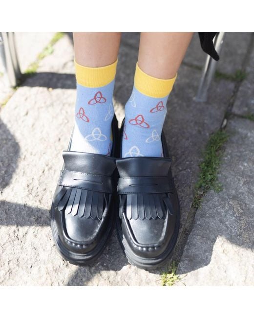 Peper Harow - Made in England Blue Tri & Classic Baby Socks Bundle