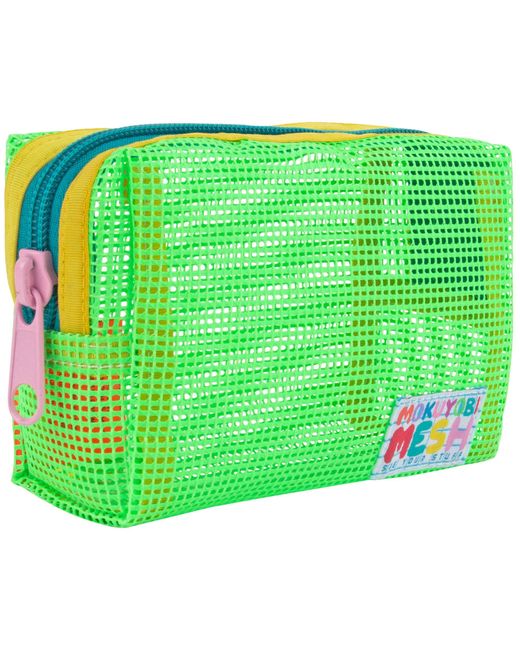 Mokuyobi Green Slime Mesh Chubby Zip Pouch