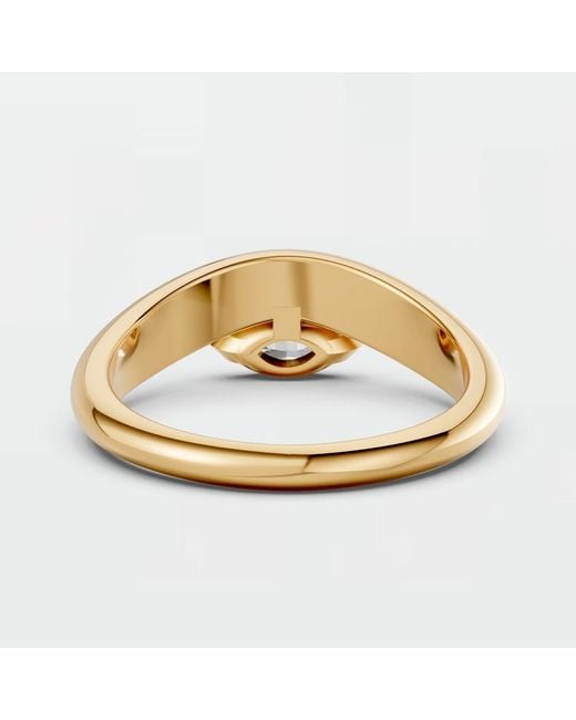 Aya Fine Jewelry Metallic Marquise Lab Diamond Scatter Ring