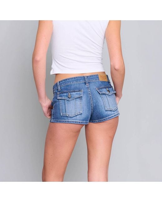 Love and Nostalgia Blue Bob Mini Short