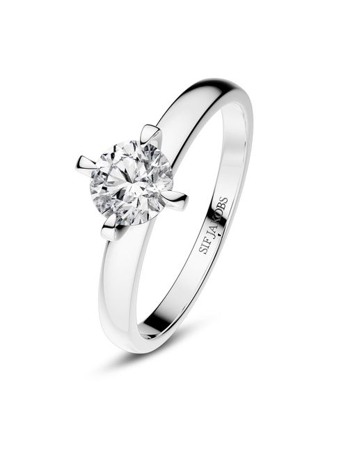 Sif Jakobs Jewellery White Solitaire Ring Venice